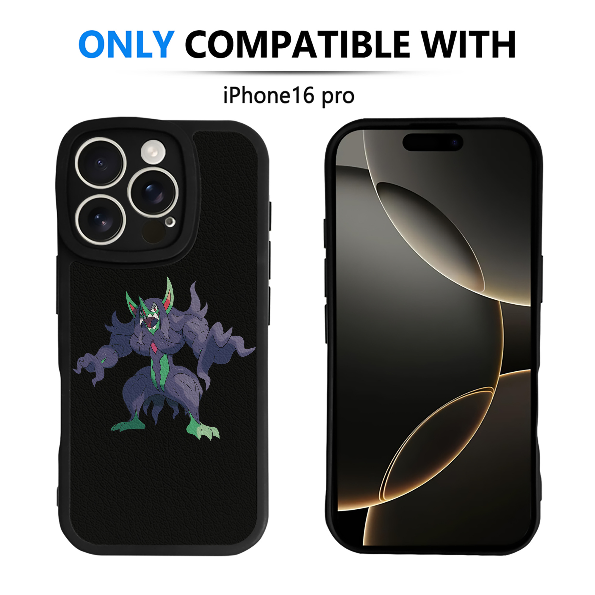 （画像用） ポケットモンスター Pokémon 【iPhone 16シリーズ対応】シリコンスマホケース（レザー調） 材質：シリコン